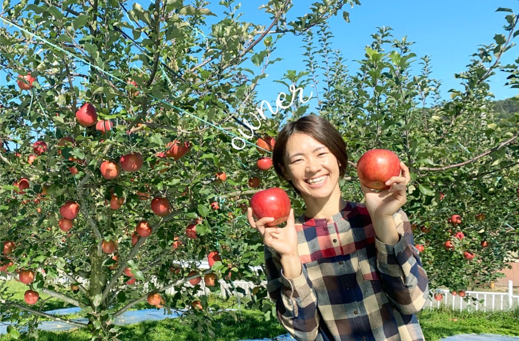 ギフト贈答用にも喜ばれる産地直送の新鮮な桃とリンゴ。人気のフルーツ農園なら高山市の「にこッと農園」。